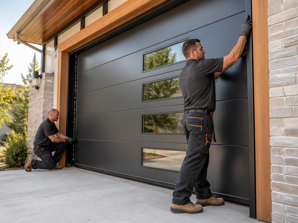 New garage door installation in Cornelius, NC